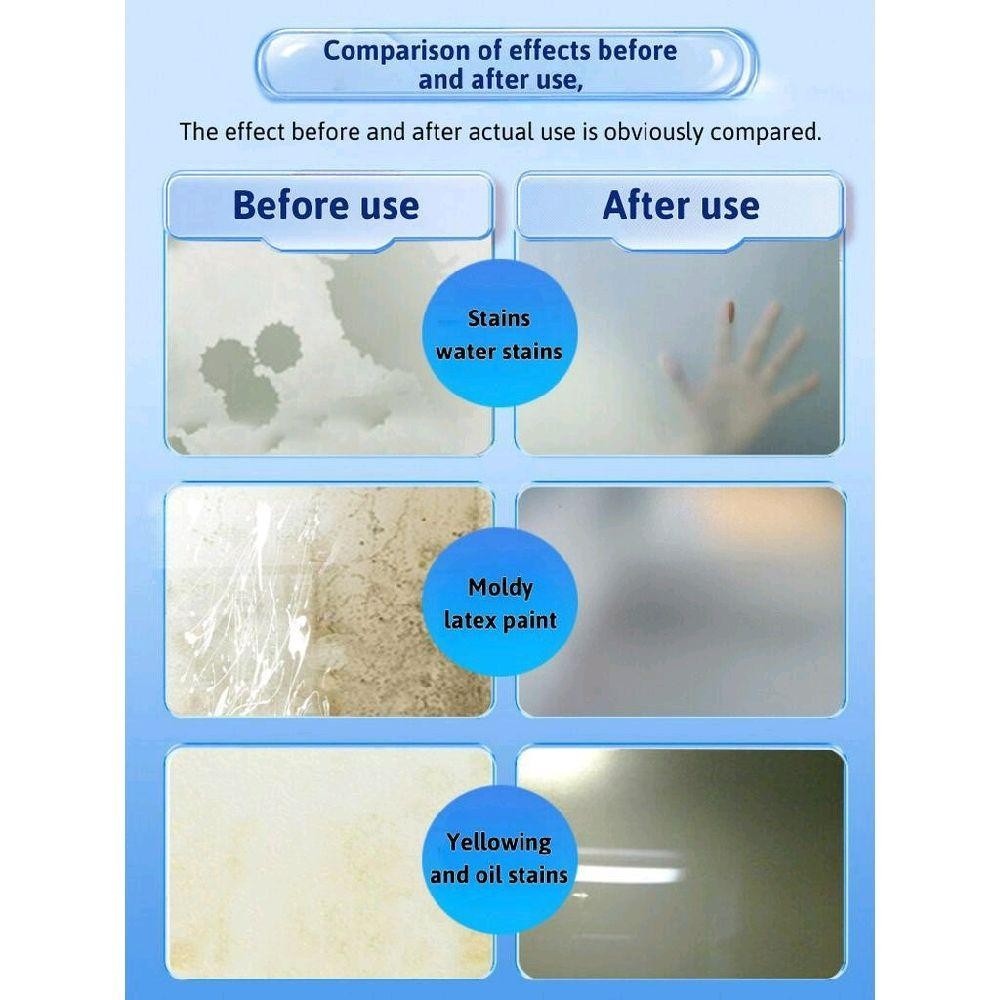 【BUY 1 TAKE 2】500ML Glass Cleaner For Windows Bathroom Mirrors Glass Cleaner