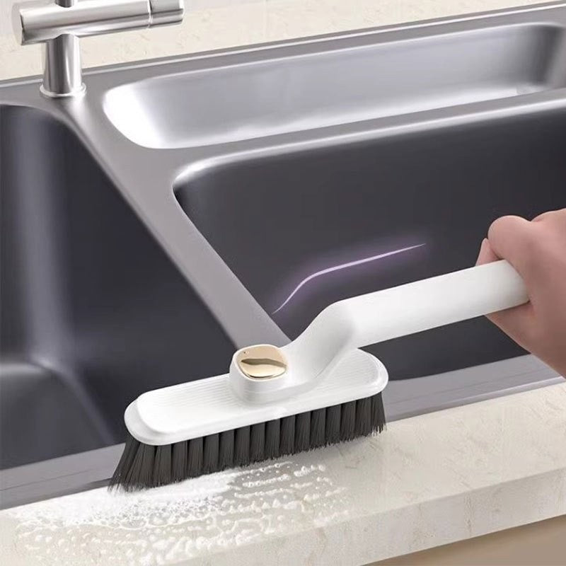 2-in-1 Multi Functional Rotating Gap Cleaning Brush Bathroom Tile Floor Crevice Cleaning Tools