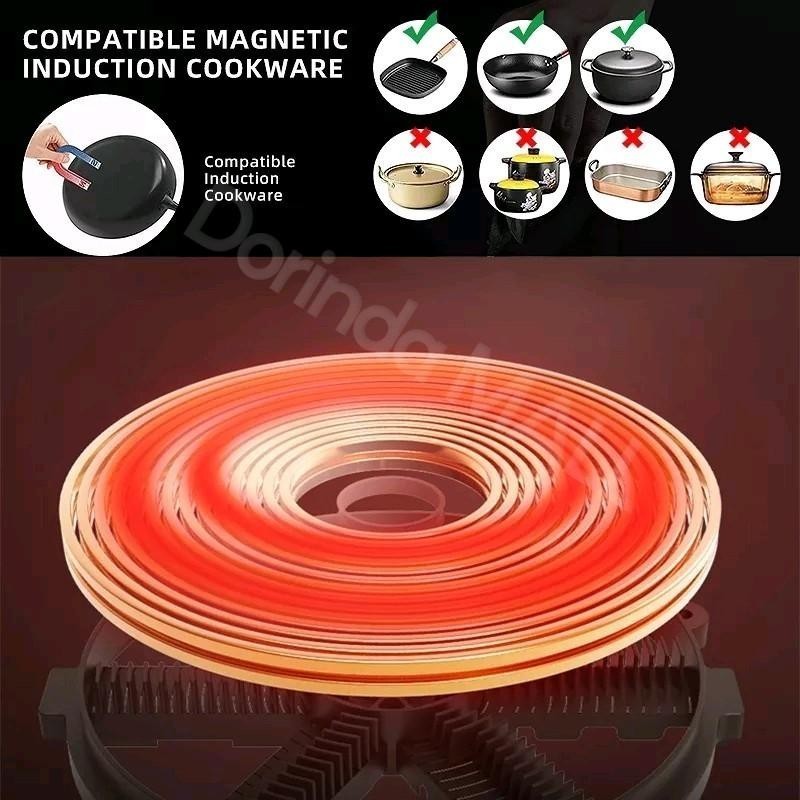 2000W Multifunctional induction cooker Energy-saving/High-power Inverter/Glass Panel/Touch Screen